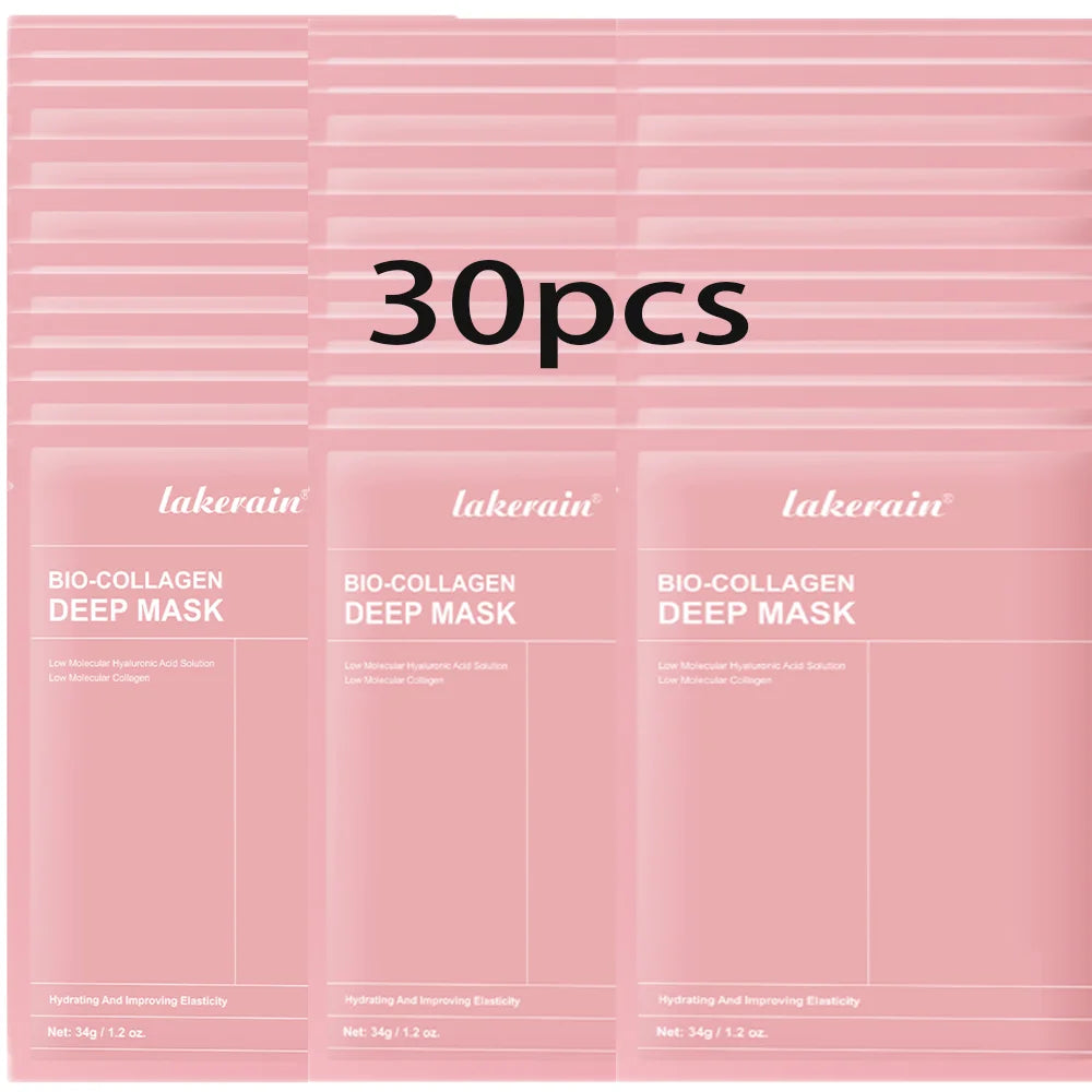 Masque bio-collagène hydratant qui améliore l'elasticité et minimise les pores