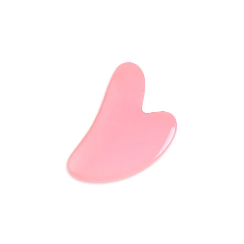 Rouleau et Gua Sha pour un massage facial, beauté musculaire et soin de la peau.