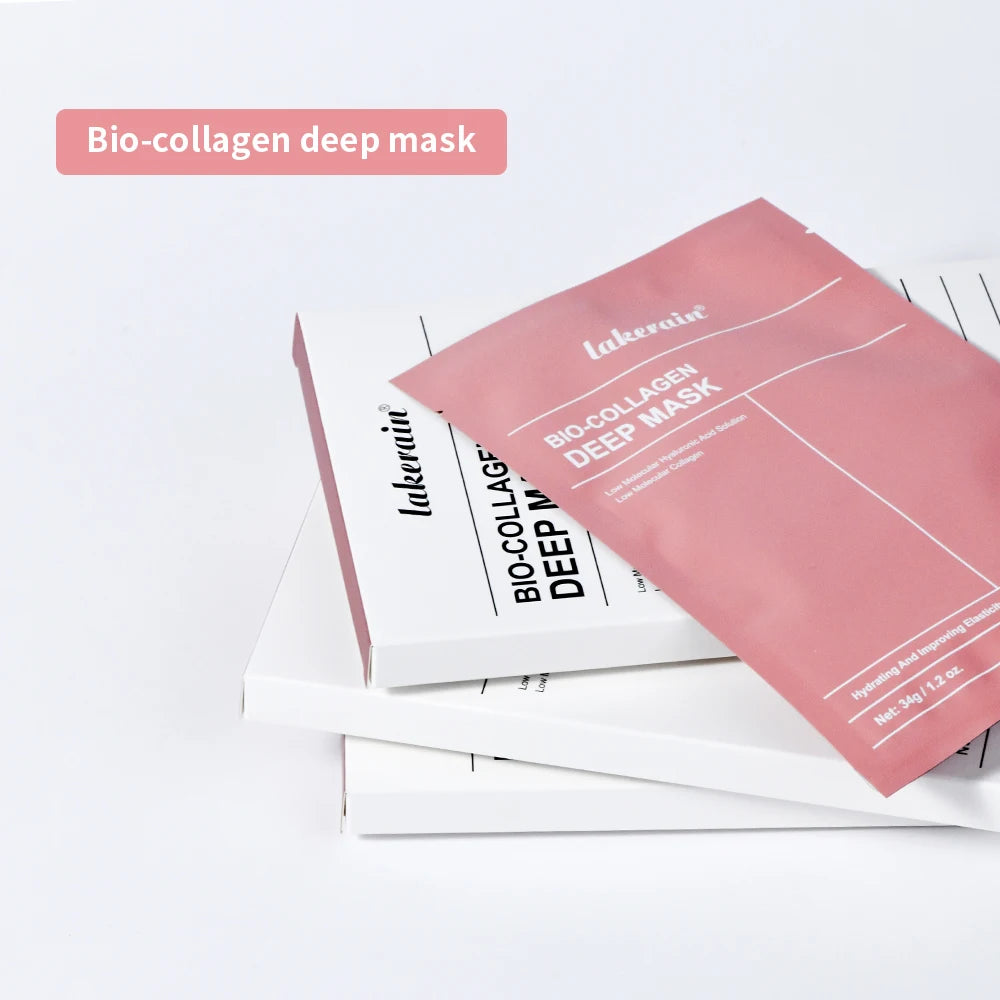 Masque bio-collagène hydratant qui améliore l'elasticité et minimise les pores